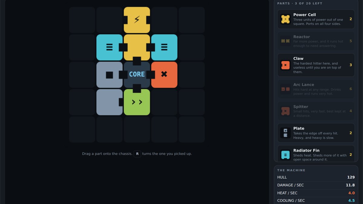 Critter Forge in play
